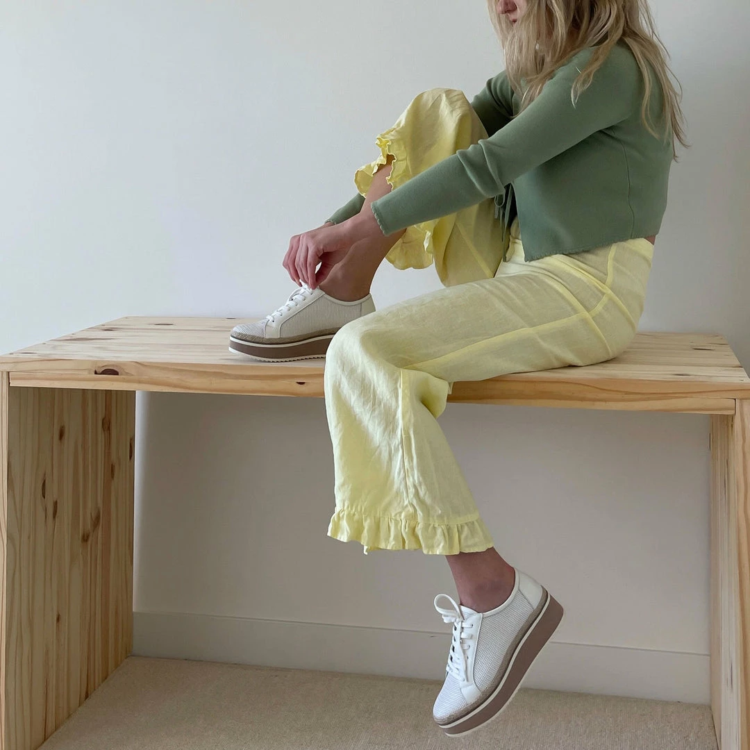 Recurate TELAH SNEAKERS WHITE MESH Re:vita