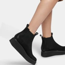 DOLCEVITA ARLETE BOOTIES BLACK NUBUCK