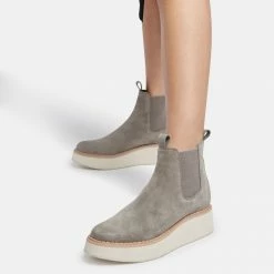 Recurate ARLETE BOOTIES CHARCOAL SUEDE Re:vita