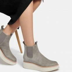 Recurate ARLETE BOOTIES CHARCOAL SUEDE Re:vita
