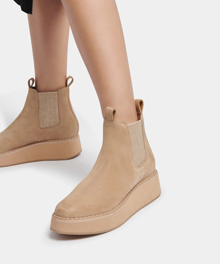 DOLCEVITA ARLETE BOOTIES MUSHROOM SUEDE