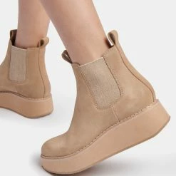DOLCEVITA ARLETE BOOTIES MUSHROOM SUEDE