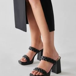 Recurate RESALE ASHBY HEELS IN BLACK STELLA - Re:vita