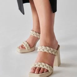 Recurate RESALE ASHBY HEELS IN IVORY STELLA - Re:vita
