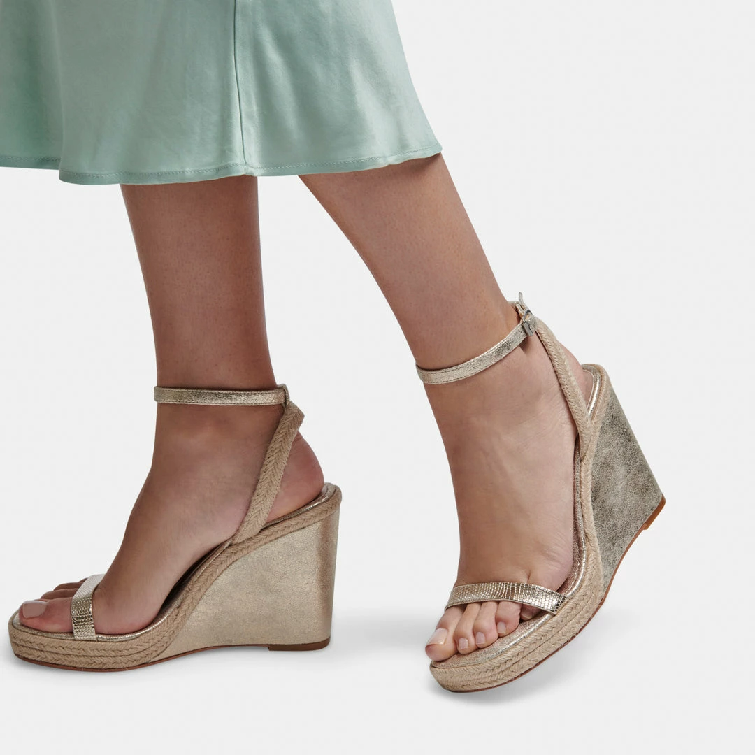 DOLCEVITA AURORA HEELS LIGHT GOLD METALLIC STELLA