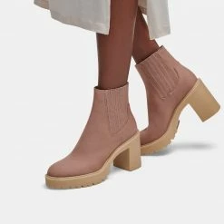 DOLCEVITA CASTER BOOTIES CAFE CANVAS