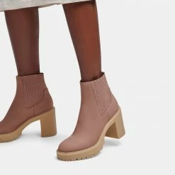 DOLCEVITA CASTER BOOTIES CAFE CANVAS