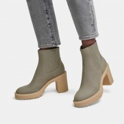 DOLCEVITA CASTER BOOTIES SAGE CANVAS