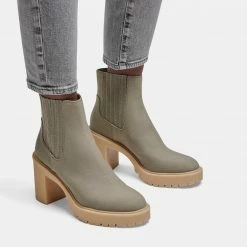 DOLCEVITA CASTER BOOTIES SAGE CANVAS