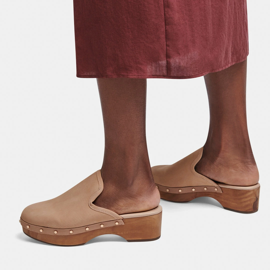 DOLCEVITA CLOSEN CLOGS CAMEL NUBUCK