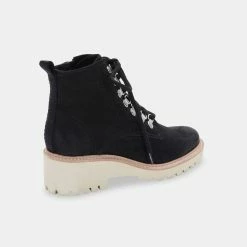 Recurate RESALE HUEY HIKER BOOTS BLACK NUBUCK - Re:vita