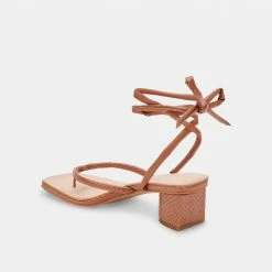 DOLCEVITA JORRY HEELS CEDAR EMBOSSED STELLA SANDALS