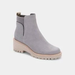 Recurate HUEY BOOTIES IN GREY SUEDE - Re:vita