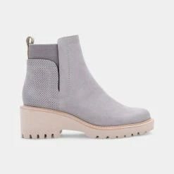 Recurate HUEY BOOTIES IN GREY SUEDE - Re:vita