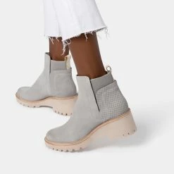 Recurate HUEY BOOTIES IN GREY SUEDE - Re:vita