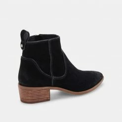 DOLCEVITA ABLE BOOTIES BLACK SUEDE