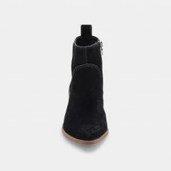 DOLCEVITA ABLE BOOTIES BLACK SUEDE