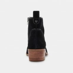 DOLCEVITA ABLE BOOTIES BLACK SUEDE