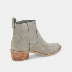 DOLCEVITA ABLE BOOTIES CONCRETE GREY SUEDE