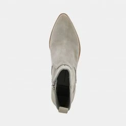 DOLCEVITA ABLE BOOTIES CONCRETE GREY SUEDE