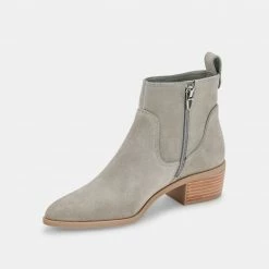 DOLCEVITA ABLE BOOTIES CONCRETE GREY SUEDE