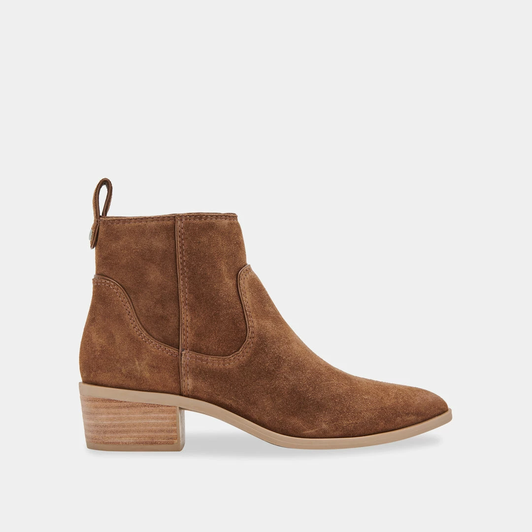 DOLCEVITA ABLE BOOTIES DK BROWN SUEDE