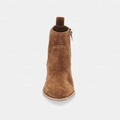 DOLCEVITA ABLE BOOTIES DK BROWN SUEDE