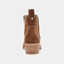 DOLCEVITA ABLE BOOTIES DK BROWN SUEDE