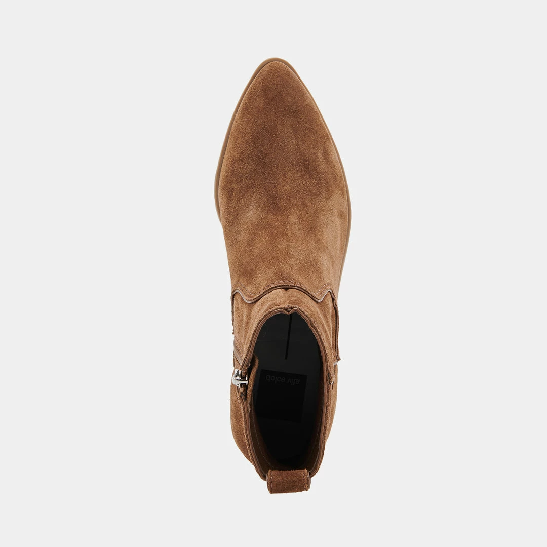 DOLCEVITA ABLE BOOTIES DK BROWN SUEDE