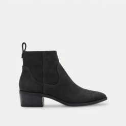 DOLCEVITA ABLE BOOTIES ONYX NUBUCK