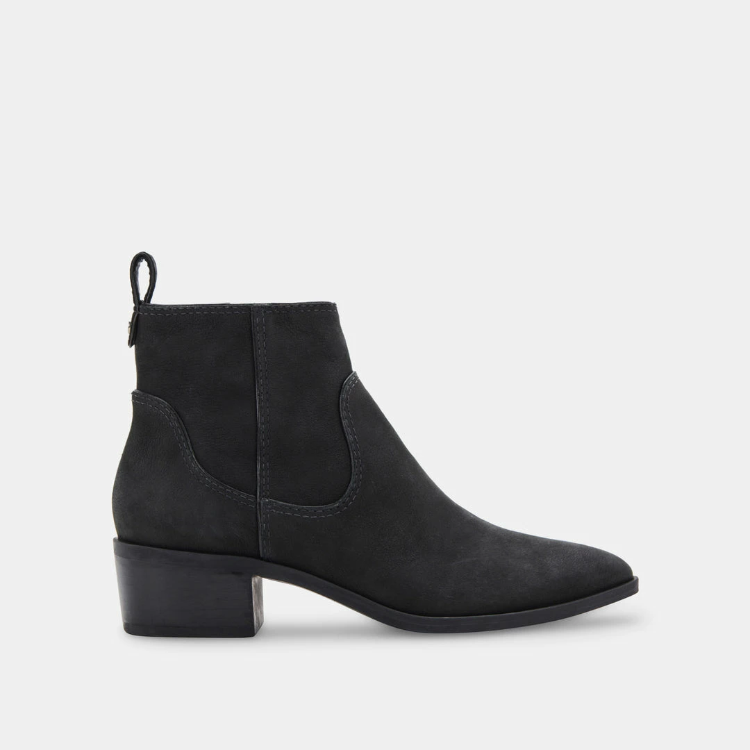 DOLCEVITA ABLE BOOTIES ONYX NUBUCK