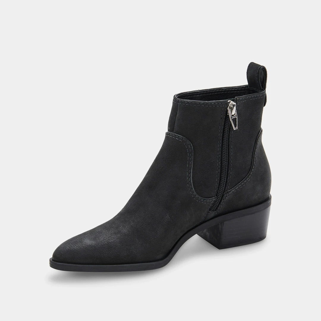 DOLCEVITA ABLE BOOTIES ONYX NUBUCK