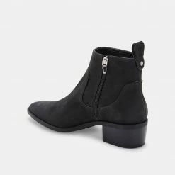 DOLCEVITA ABLE BOOTIES ONYX NUBUCK