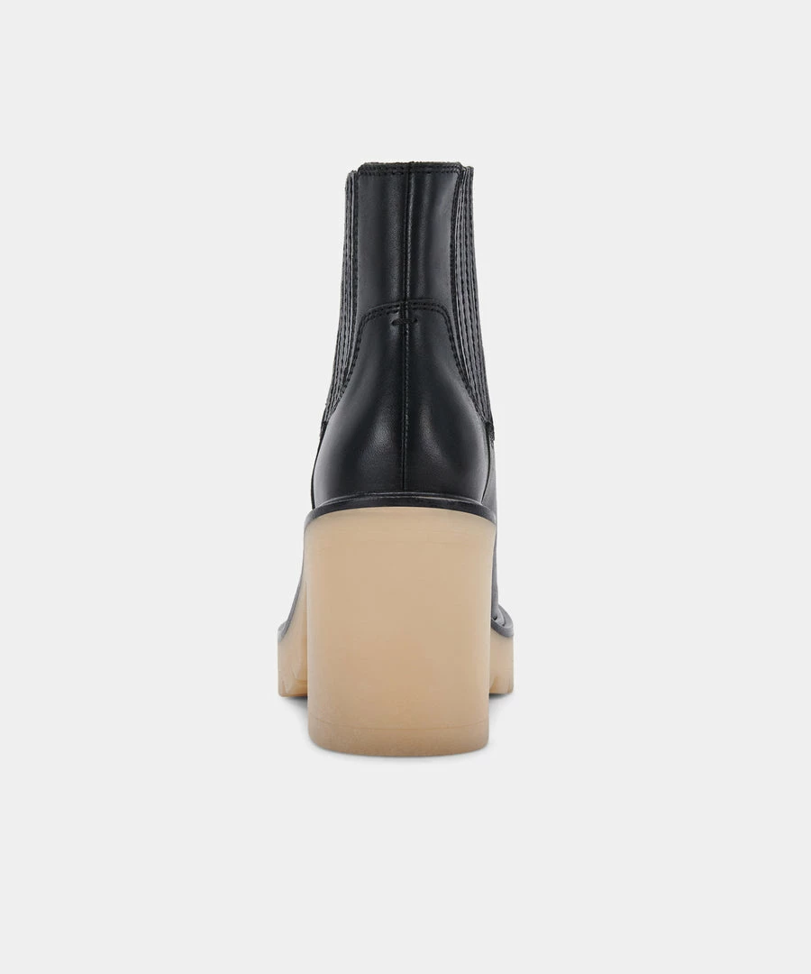 DOLCEVITA CASTER H2O BOOTIES BLACK LEATHER