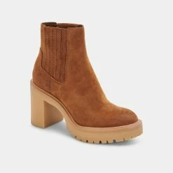 Recurate CASTER H2O BOOTIES CAMEL SUEDE Re:vita