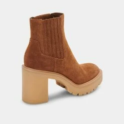 Recurate CASTER H2O BOOTIES CAMEL SUEDE Re:vita