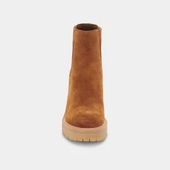Recurate CASTER H2O BOOTIES CAMEL SUEDE Re:vita