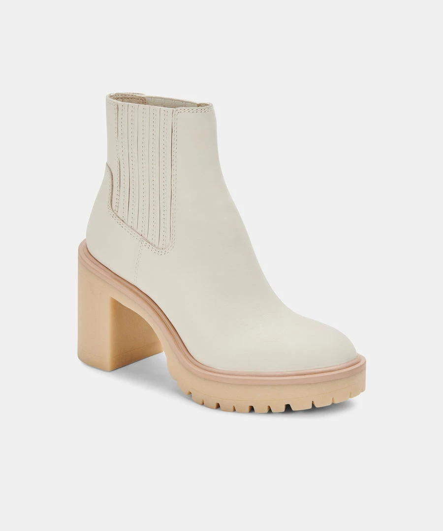 DOLCEVITA CASTER H2O BOOTIES IVORY LEATHER