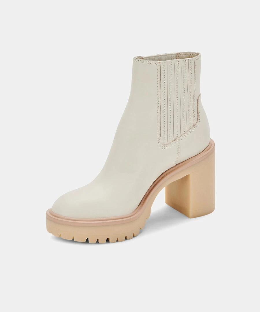 DOLCEVITA CASTER H2O BOOTIES IVORY LEATHER