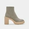 DOLCEVITA CASTER BOOTIES SAGE CANVAS