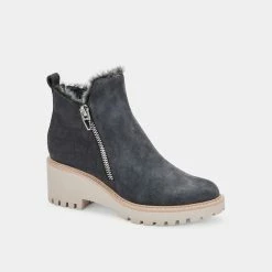 DOLCEVITA HOLLYN BOOTIES ANTHRACITE SUEDE