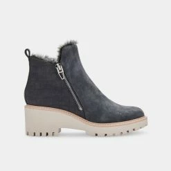 DOLCEVITA HOLLYN BOOTIES ANTHRACITE SUEDE