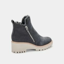 DOLCEVITA HOLLYN BOOTIES ANTHRACITE SUEDE
