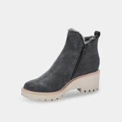 Recurate HOLLYN BOOTIES ANTHRACITE SUEDE - Re:vita
