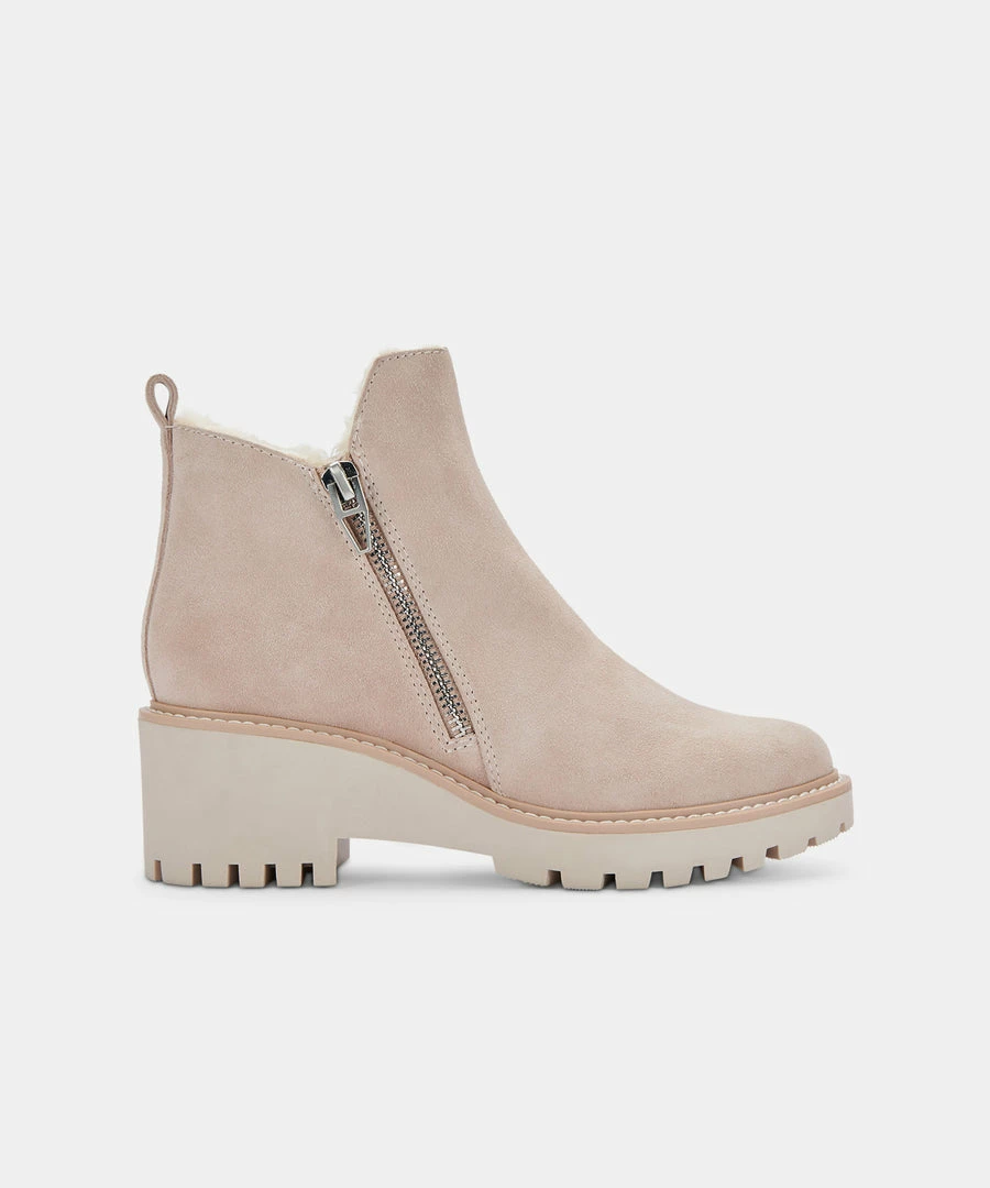 DOLCEVITA HOLLYN BOOTIES NATURAL SUEDE