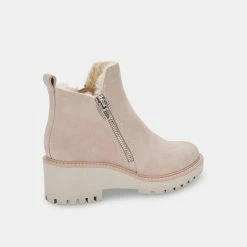 DOLCEVITA HOLLYN BOOTIES NATURAL SUEDE