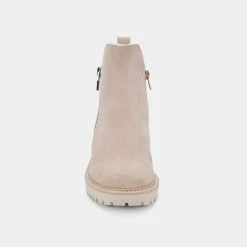 DOLCEVITA HOLLYN BOOTIES NATURAL SUEDE