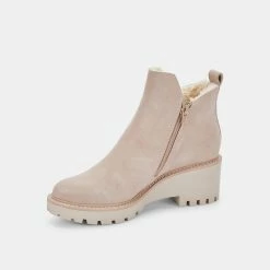 DOLCEVITA HOLLYN BOOTIES NATURAL SUEDE