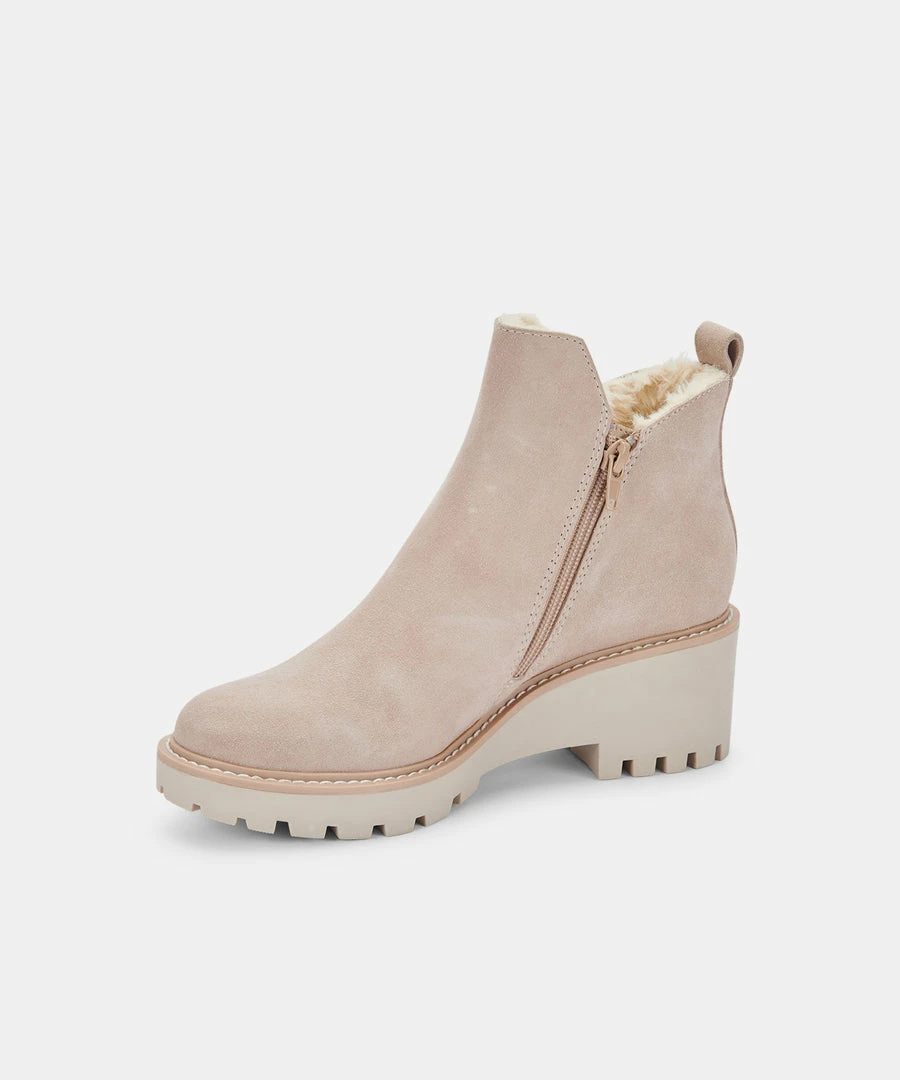 DOLCEVITA HOLLYN BOOTIES NATURAL SUEDE