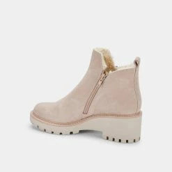 DOLCEVITA HOLLYN BOOTIES NATURAL SUEDE